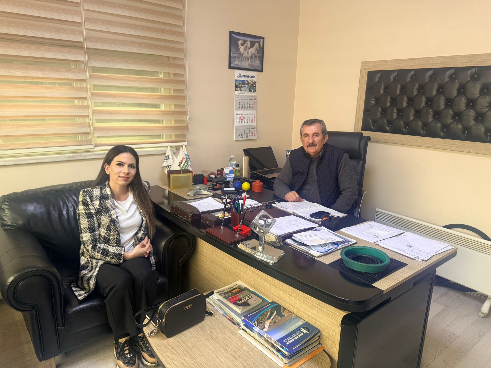 Emin İpek Firmasına Ziyaret