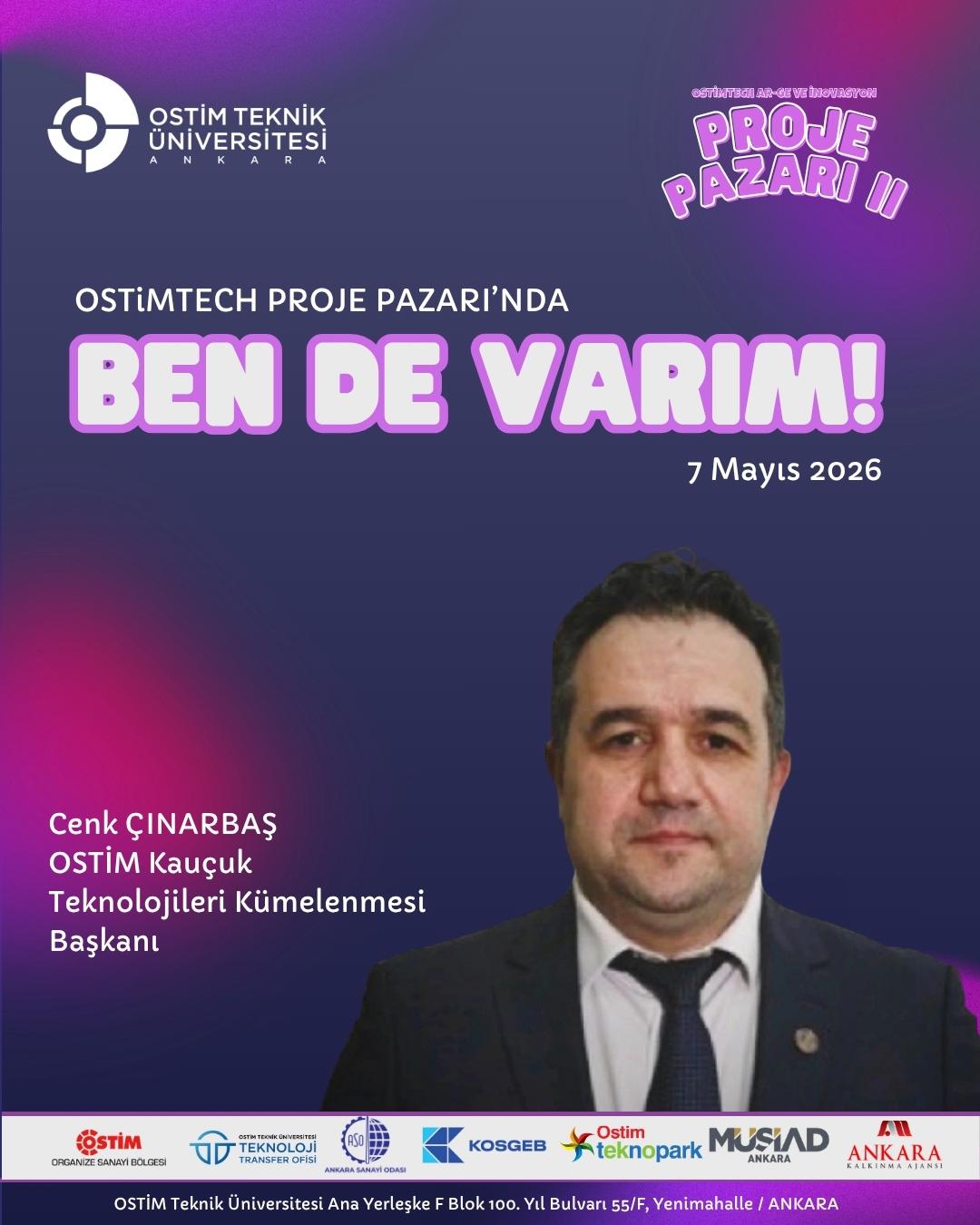 Proje Pazarı II Etkinliğinde OSTİM Kauçuk Teknolojileri Kümelenmesi Olarak Yerimizi Aldık