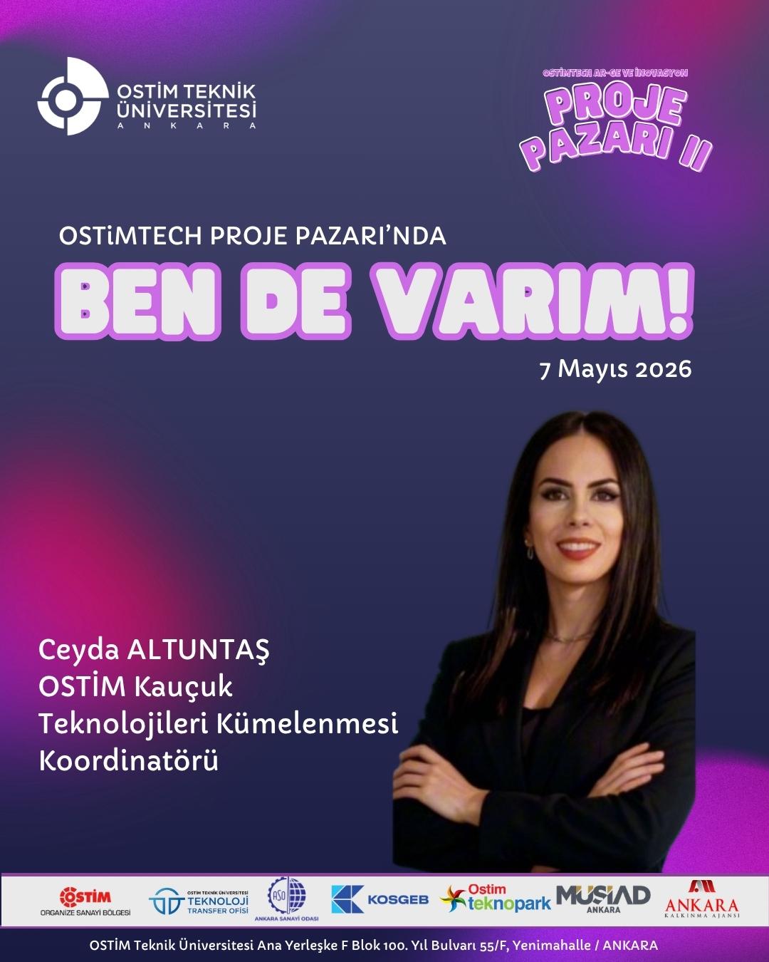 Proje Pazarı II Etkinliğinde OSTİM Kauçuk Teknolojileri Kümelenmesi Olarak Yerimizi Aldık