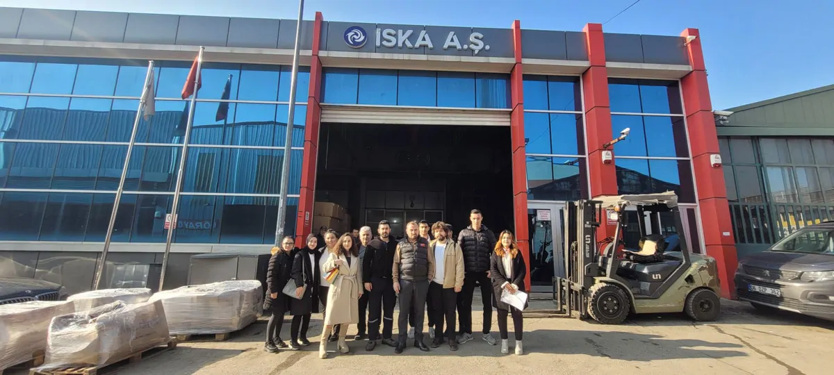 Gazi Meslek Yüksekokulu Polimer Bölümü Öğrencilerinin, Üyemiz İSKA Grup Kauçuk Firmasına Ziyareti