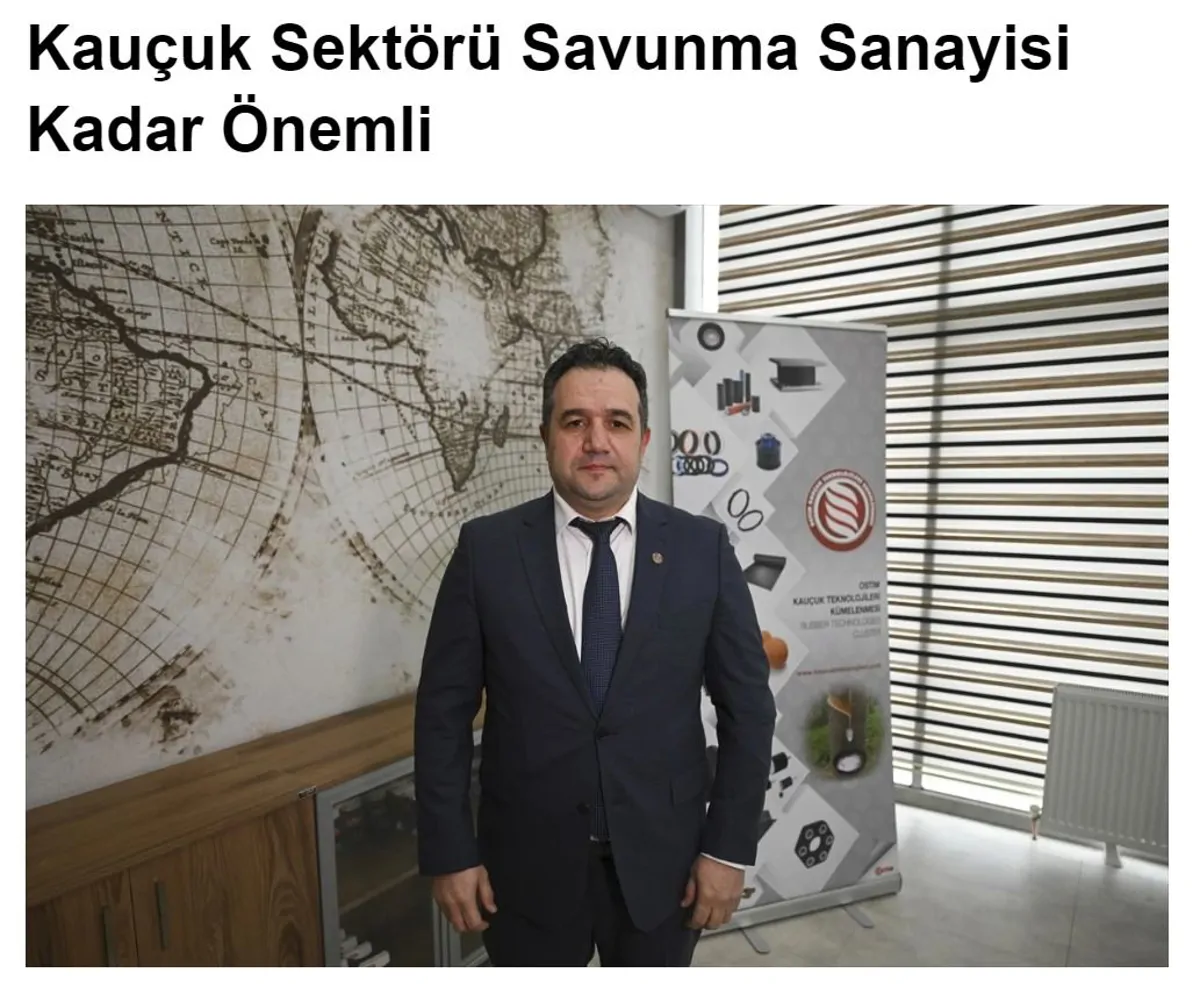 Yönetim Kurulu Başkanı Cenk Çınarbaş ve Büyük Anadolu Kauçuk Yetkililerinin Anadolu Ajansı ile Röportajı
