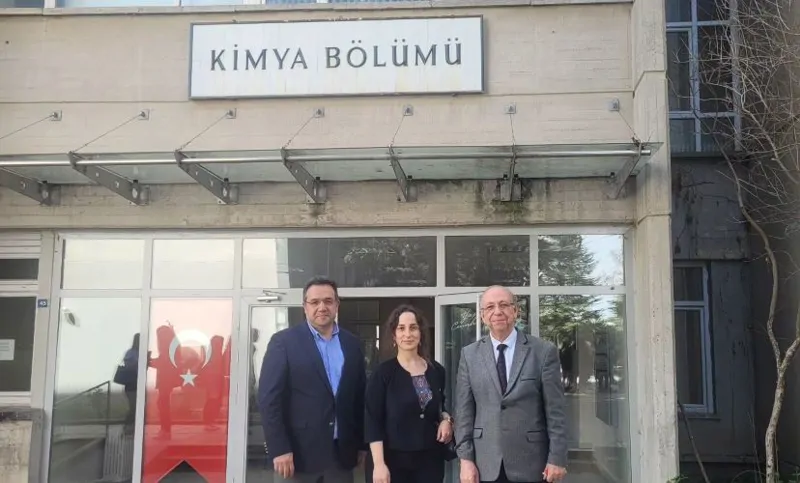 Hacettepe Üniversitesi Polimer Bilimi ve Teknolojisi Ana Bilim Dalı Başkanı ve Kimya Bölümü Öğretim Üyesi Sn. Prof. Dr. Murat Şen'e ziyaret