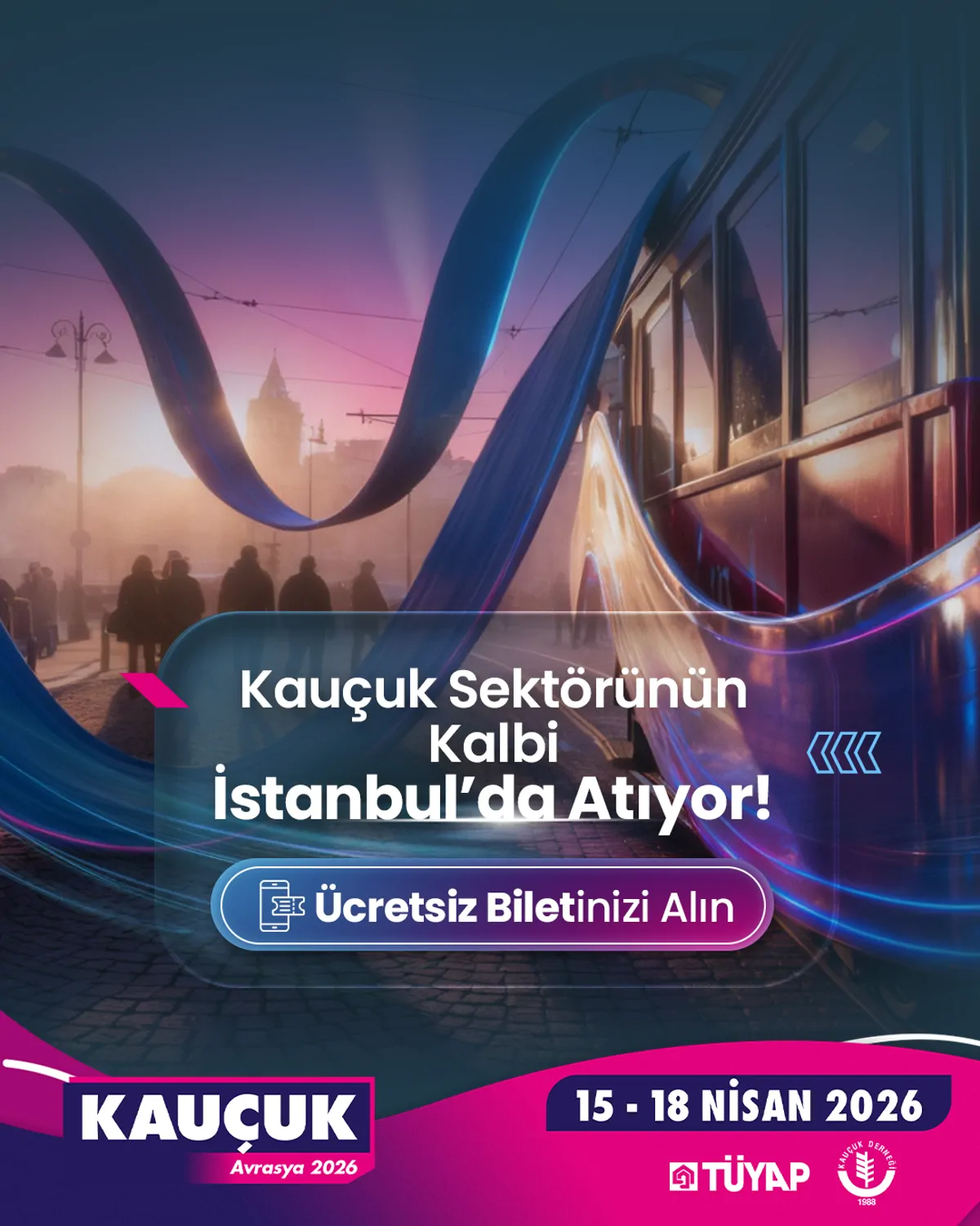 15-18 NİSAN KAUÇUK AVRASYA FUARI'NDAYIZ