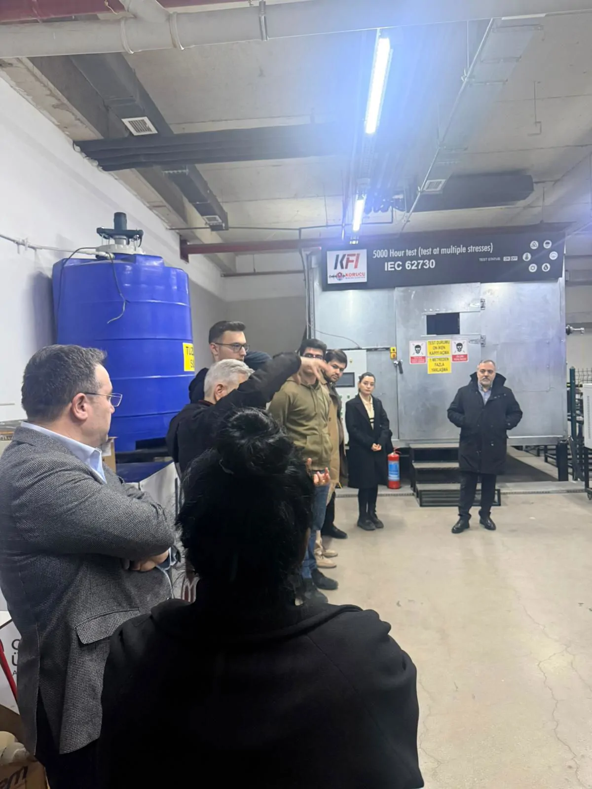 5000 Saatlik Çoklu Stres Laboratuvarı’na Ziyaret
