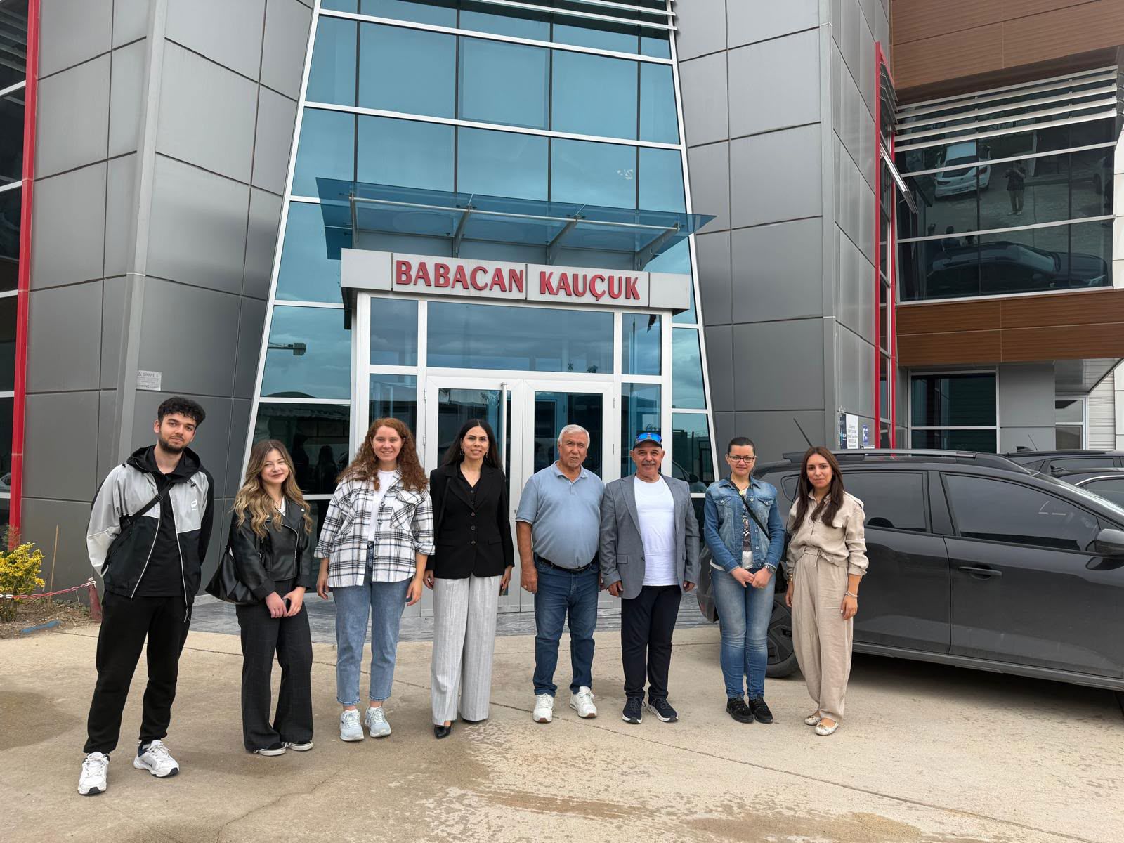 BELTEK students examined the production processes on-site at Babacan Rubber.