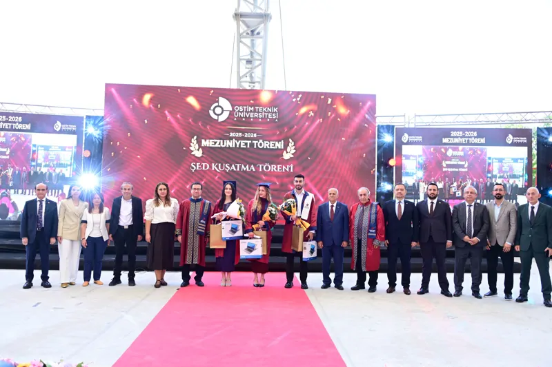 We attended the OSTİM Technical University Graduation Ceremony.