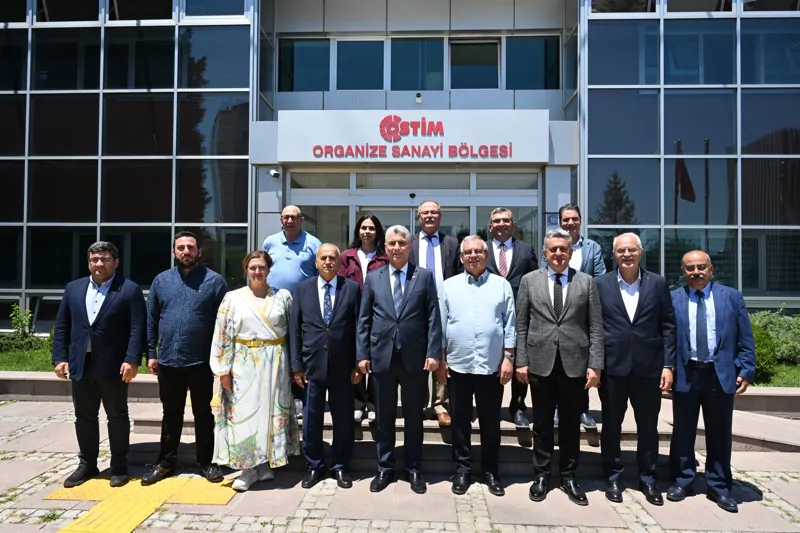 T.C. Ticaret Bakanı Prof. Dr. Ömer Bolat, OSTİM'i Ziyaret Etti