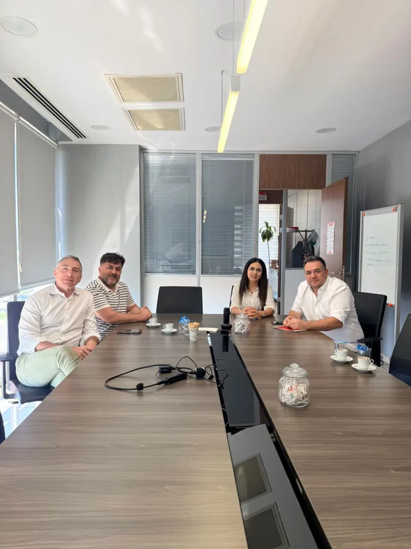 Representatives from Gibitre and Ergü Makine visited our cluster.